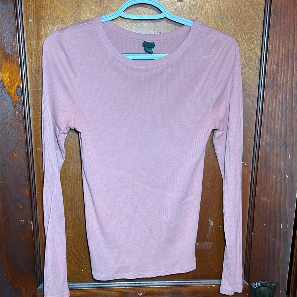 Women's pink Long Sleeve Top